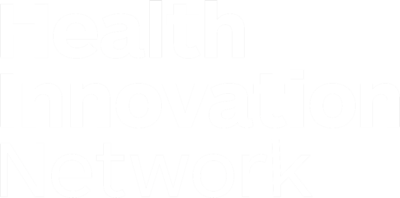 Health Innovation Network logo in white