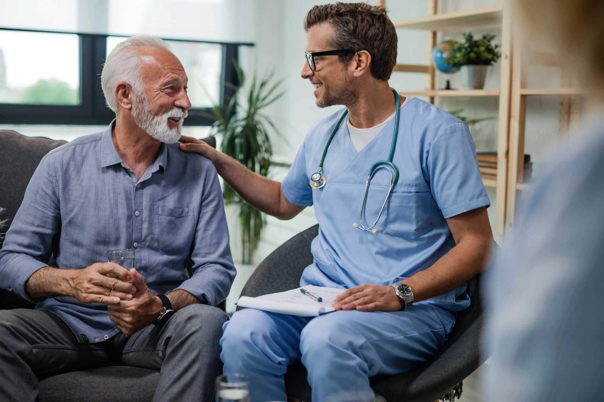 Doctor and patient meeting